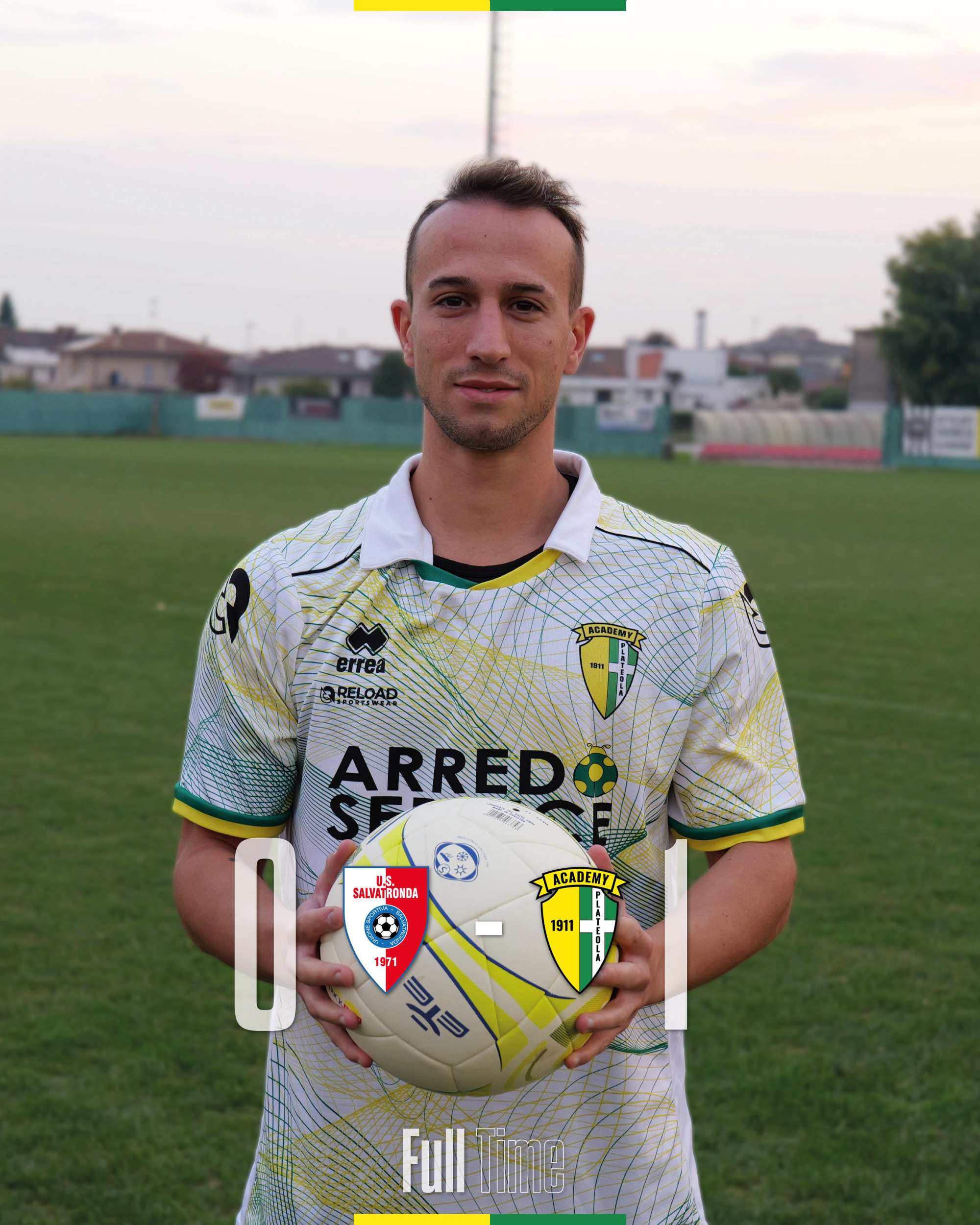 Prima Categoria – 17ª Giornata: Salvatronda  0 - 1 Academy Plateola 1911