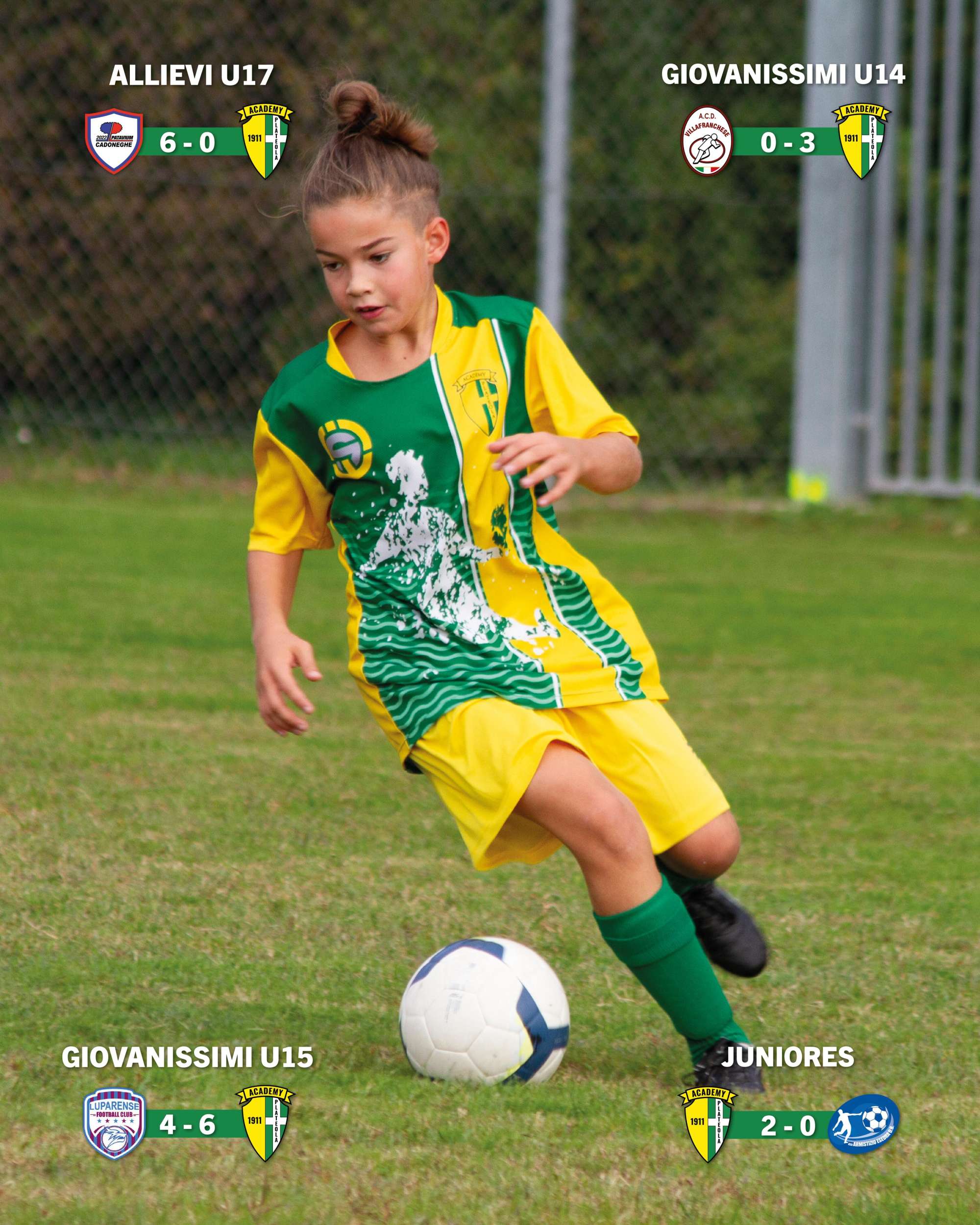 Molti spunti positivi arrivano dal settore giovanile dell’Academy Plateola