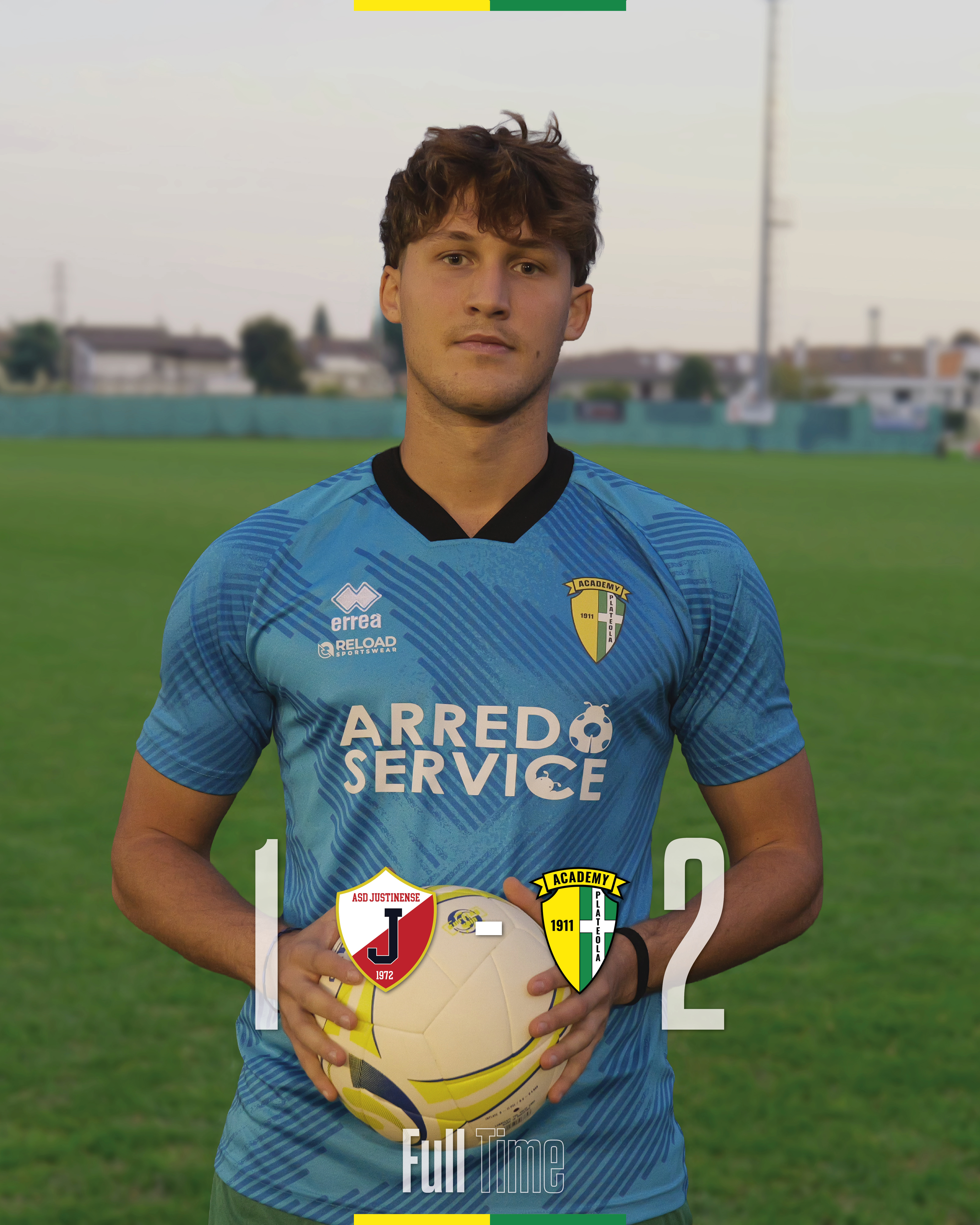 Prima Categoria – 19ª Giornata: Justinense 1 - 2 Academy Plateola 1911