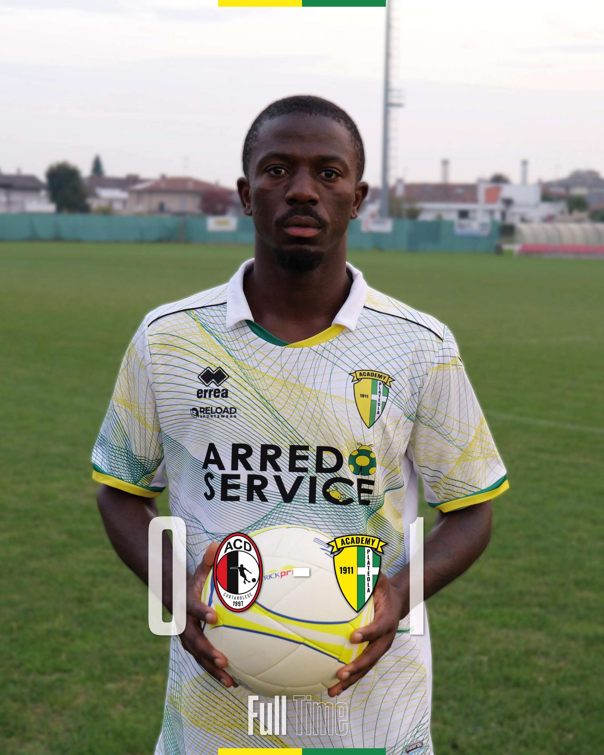 PRIMA CATEGORIA – 12ª GIORNATA  Curtarolese 97 0 - 1 Academy Plateola 1911