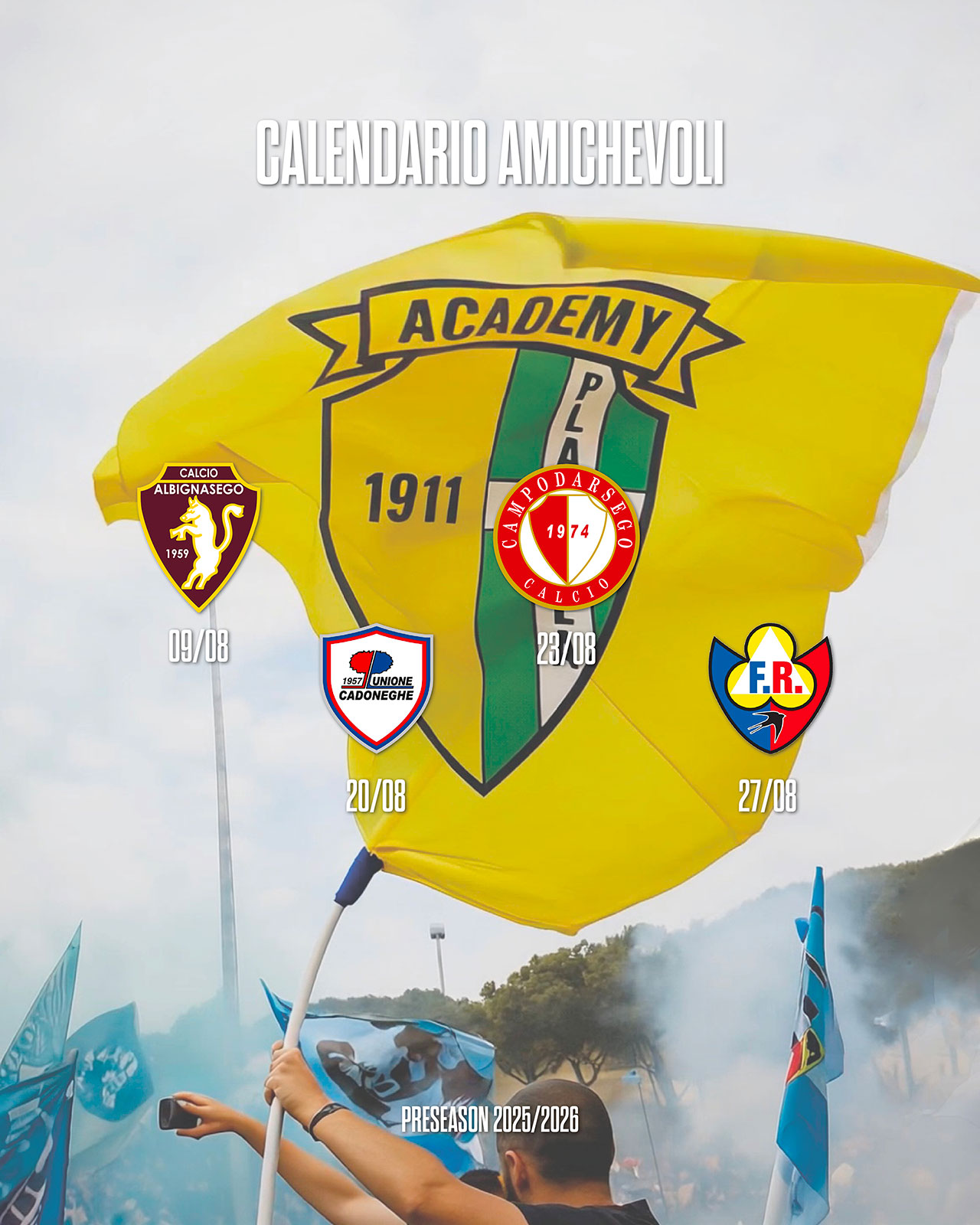 Preseason 2025/26: si parte!