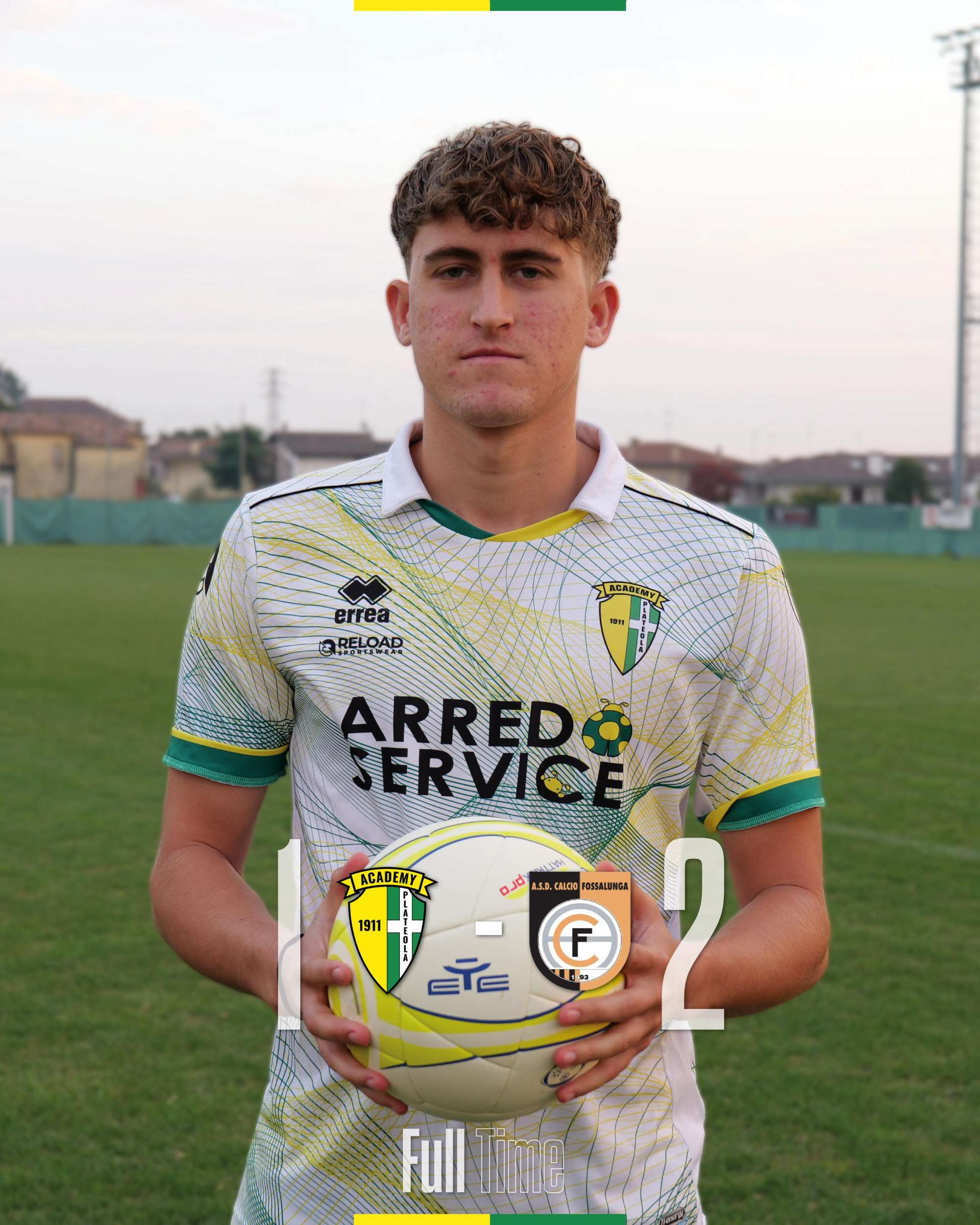 Prima Categoria – 16ª Giornata: Academy Plateola 1911 1 - 2 Fossalunga