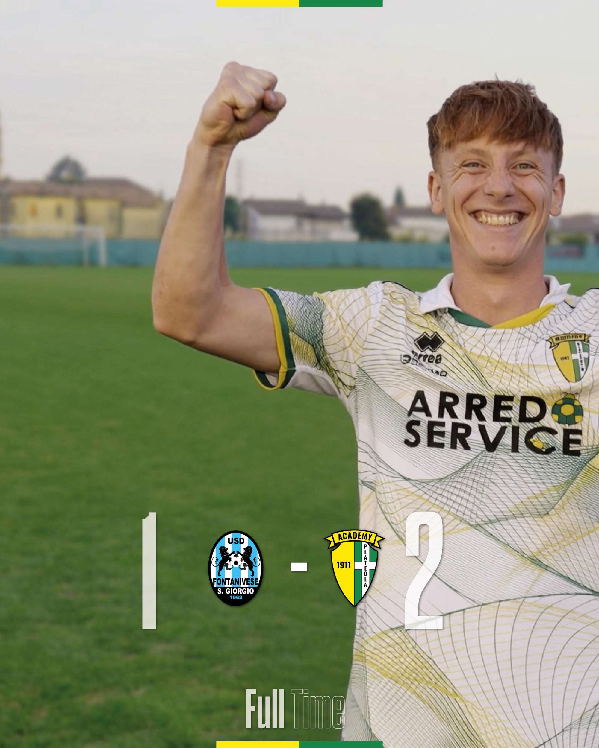 PRIMA CATEGORIA – 10ª GIORNATA  Fontanivese S. Giorgio 1 - 2 Academy Plateola 1911