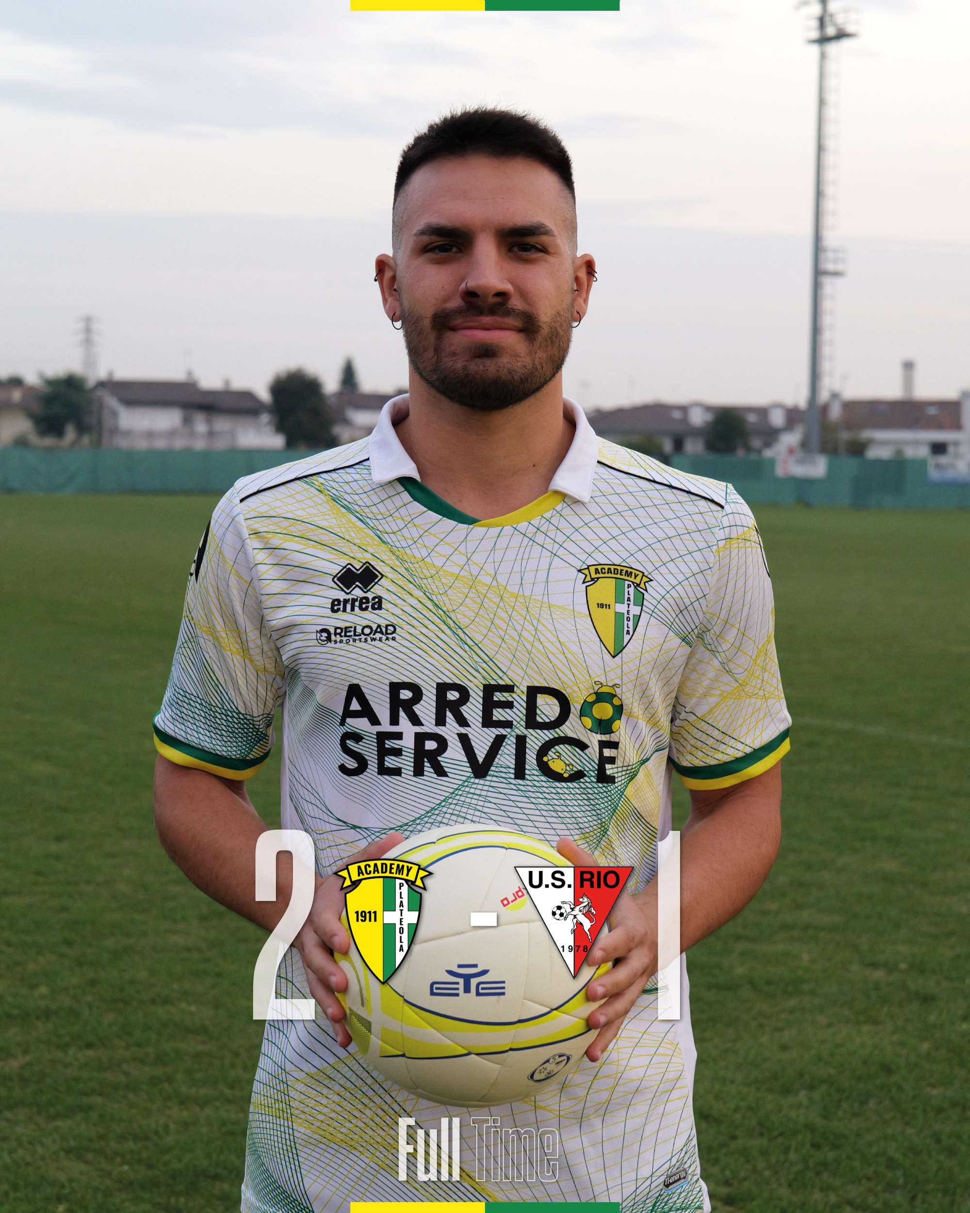 Prima Categoria – 15ª Giornata: Academy Plateola 1911 2 - 1 U.S: Rio