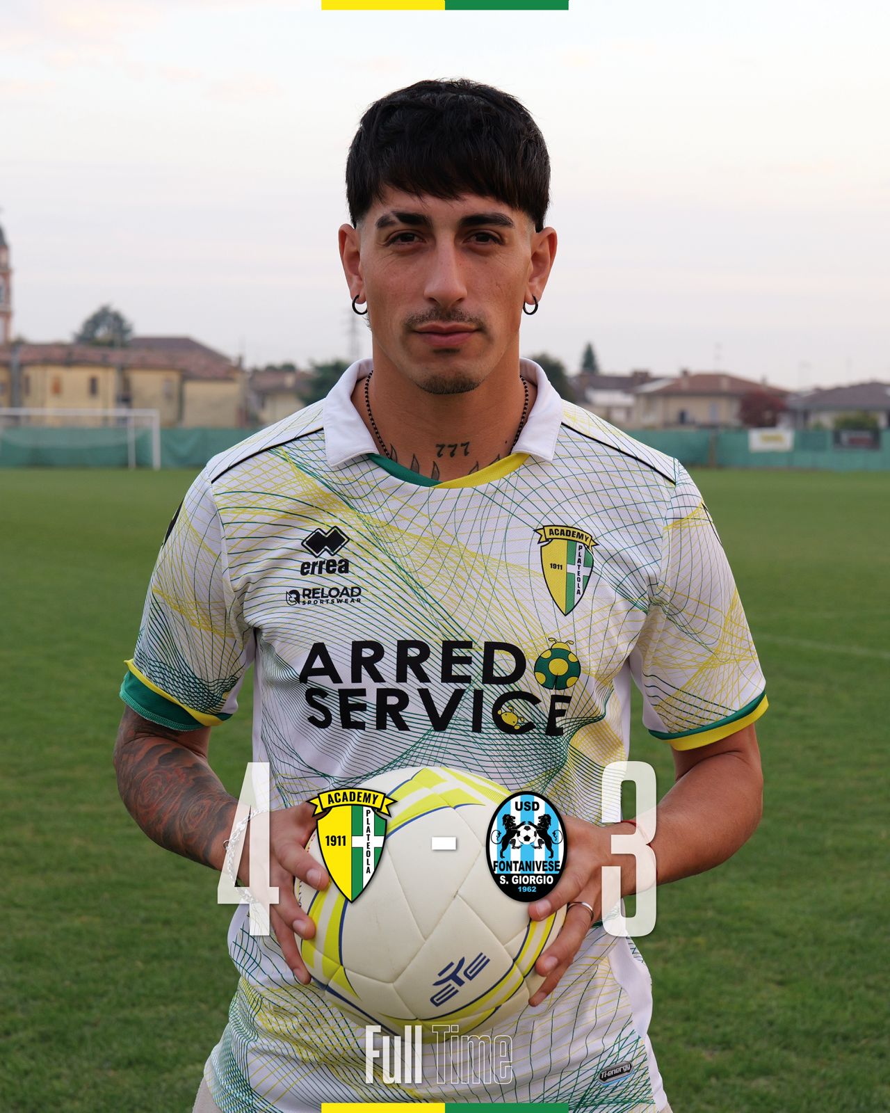 Prima Categoria – 25ª Giornata: Academy Plateola 1911 4 - 3 Fontanivese