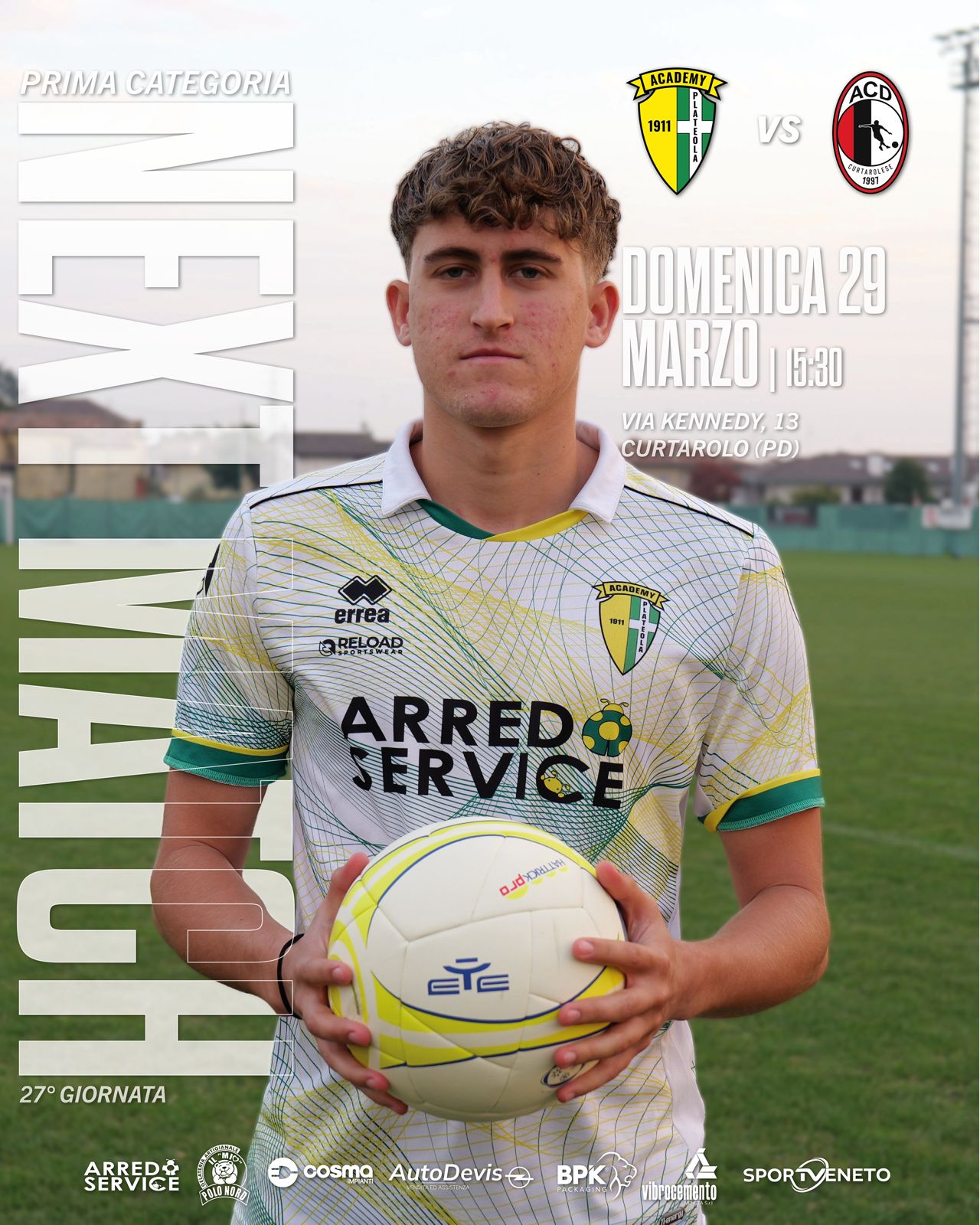 Prima Categoria – 27ª Giornata: Academy Plateola 1911 - Curtarolese 97