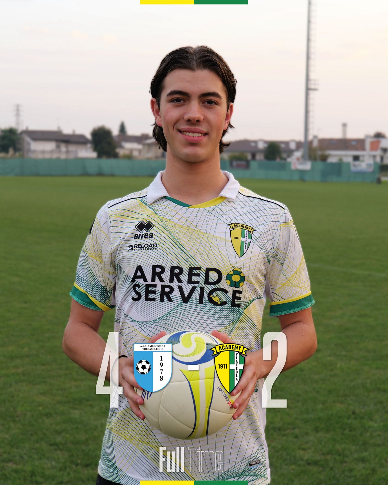 Prima Categoria – 24ª Giornata: Ambrosiana Trebaseleghe 4 - 2 Academy Plateola 1911