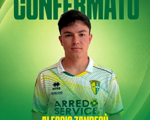 CONFERMATO ALESSIO ZANDEGÚ