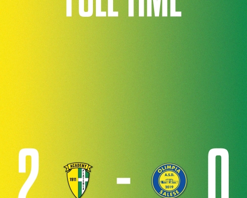 PRIMA CATEGORIA – 9ª GIORNATA
Academy Plateola 1911 2 - 0 Olimpia Salese