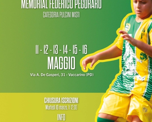 ππ 1Β° TORNEO MEMORIAL FEDERICO PEGORARO ππ PULCINI MISTI